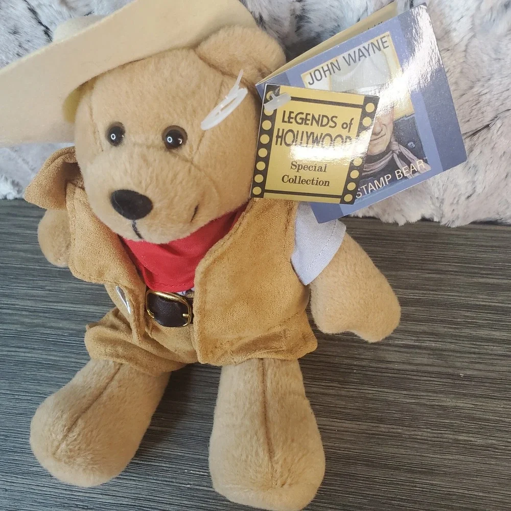 JOHN WAYNE Stamp Cowboy Bear  Hollywood 2005 8